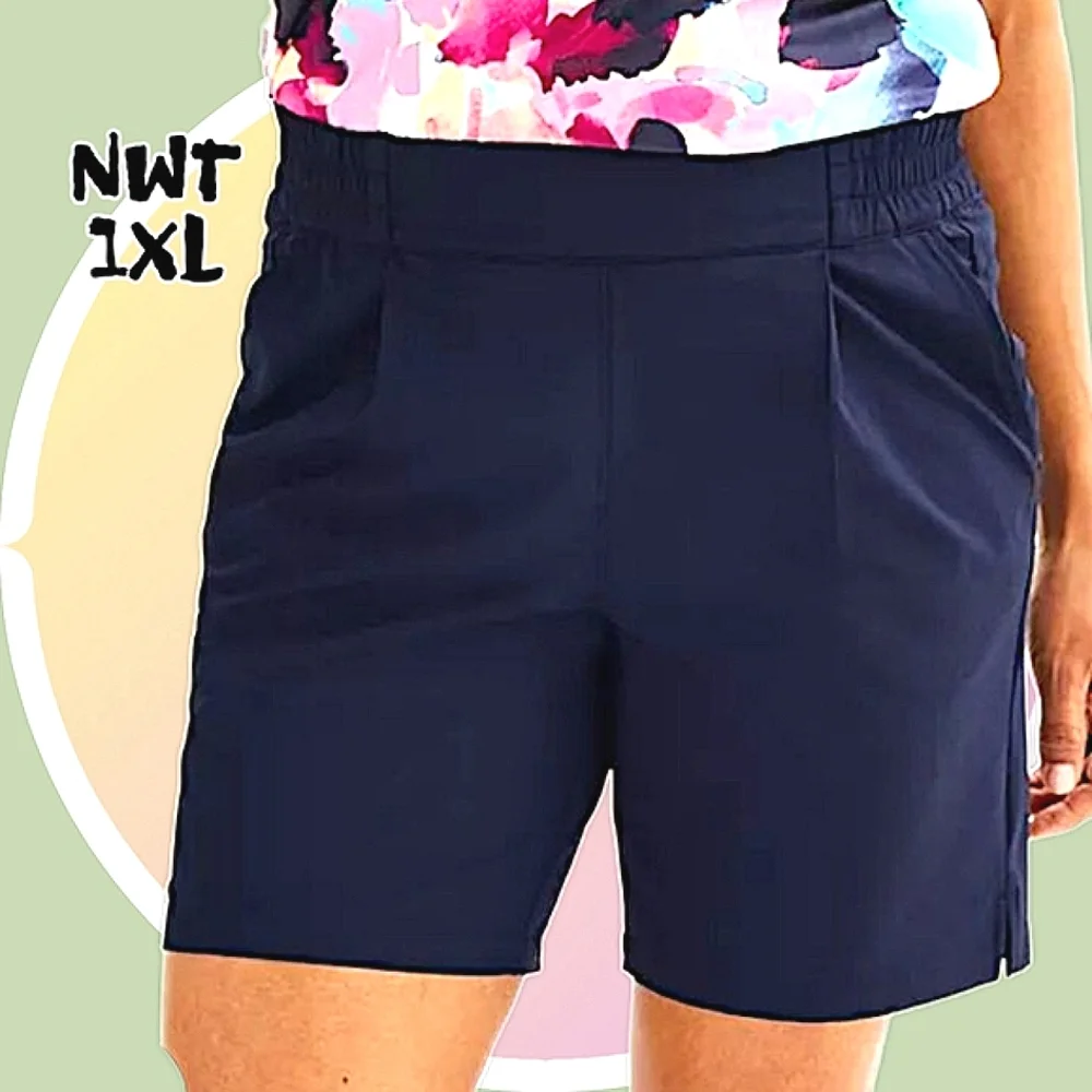 NWT 1XL Athletic & Golf Shorts w 2 Front & 2 Back Pockets